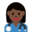 woman health worker, dark skin tone